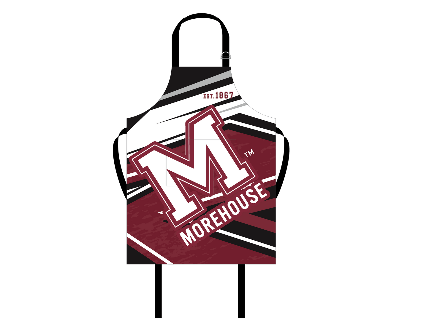 Morehouse Grilling Apron – 100% Cotton with Front Pocket