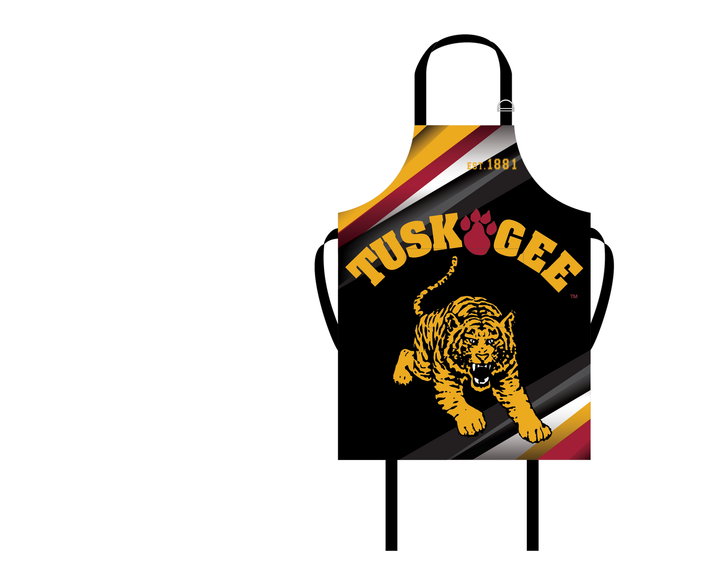 Tuskegee Grilling Apron – 100% Cotton with Front Pocket